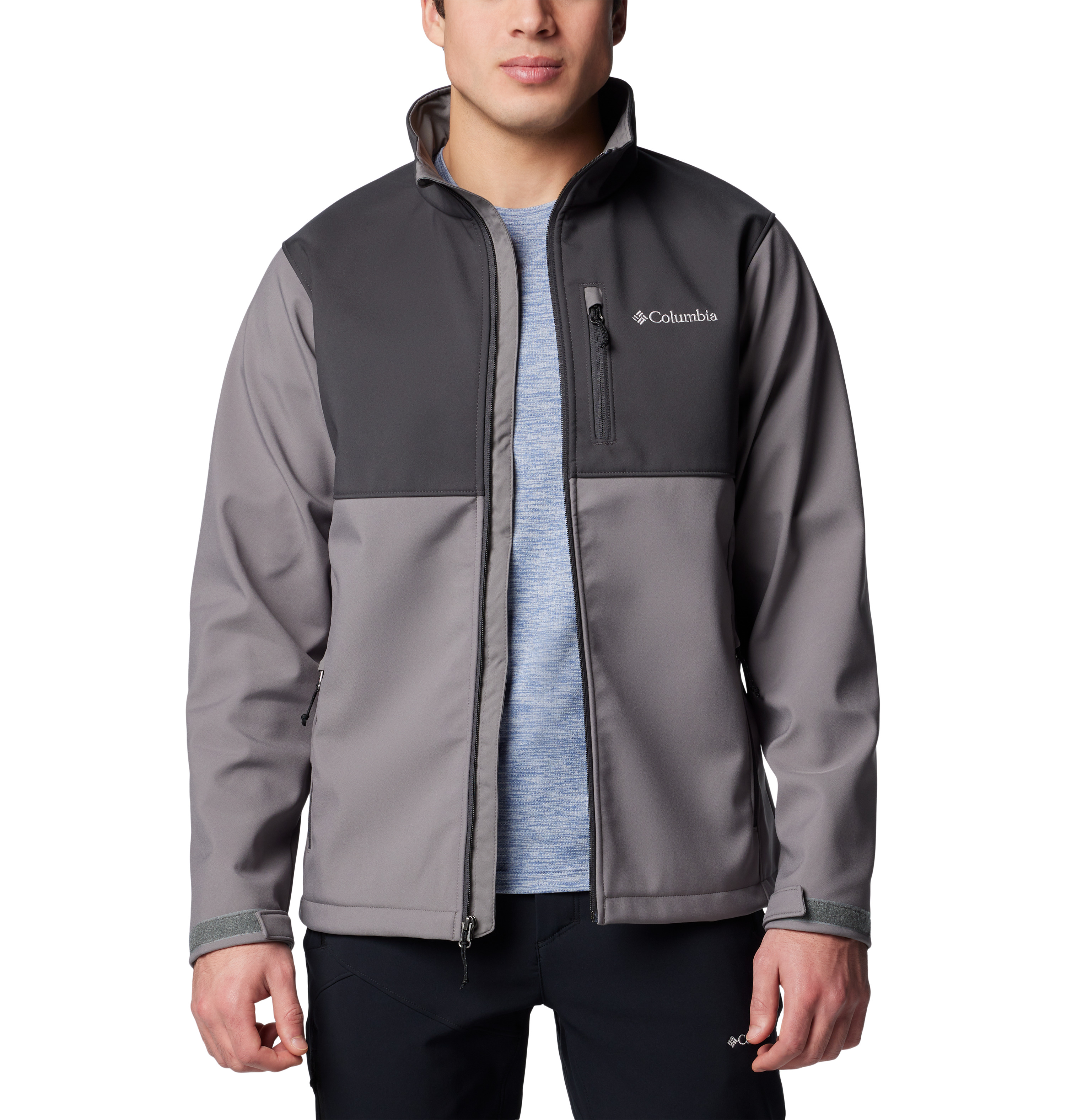 Columbia Men's Ascender Softshell Jacket, Grey - 1556531024