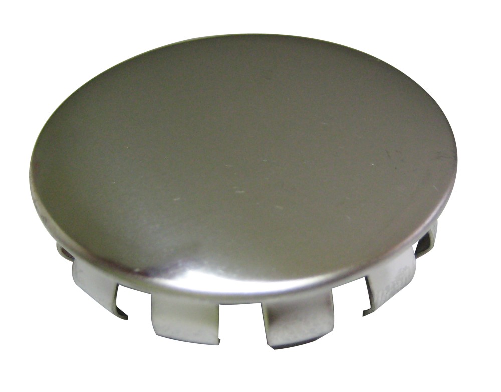 2PCS Split Two-Piece Chrome Stainless Steel Valve/Tap Cover – Fits 42mm Hole, Silver Finish