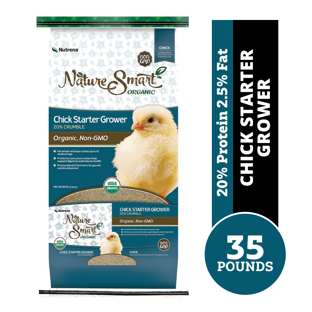 Nutrena NatureSmart® Organic Chick Starter/Grower 20 Crumble, 35 lb