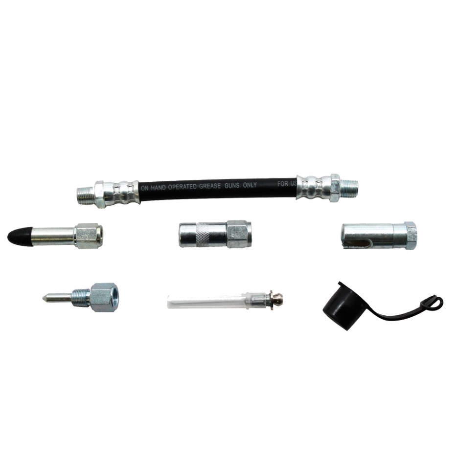 Plews 05-047 Grease Gun Bulk Loader Fitting - 1/8" NPT Male, Zinc-Plated