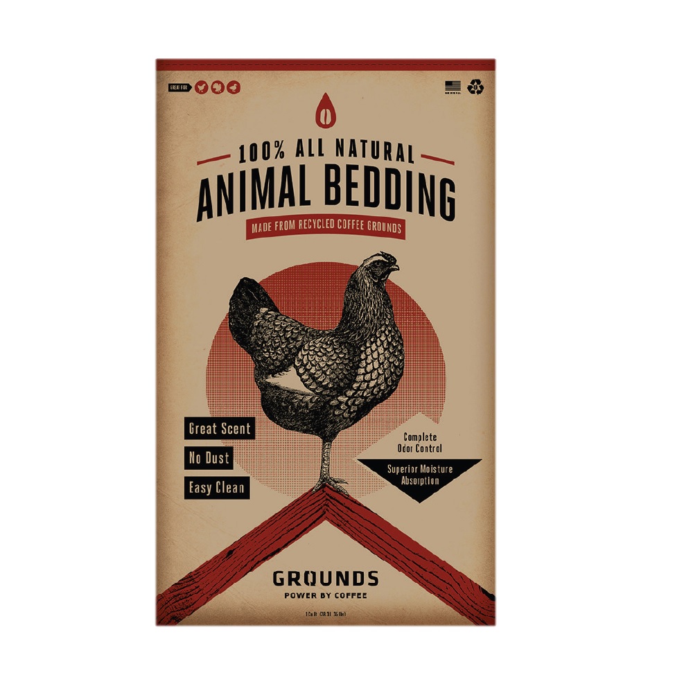 Grounds Recycled Coffee Animal Bedding 35 lbs Rural King