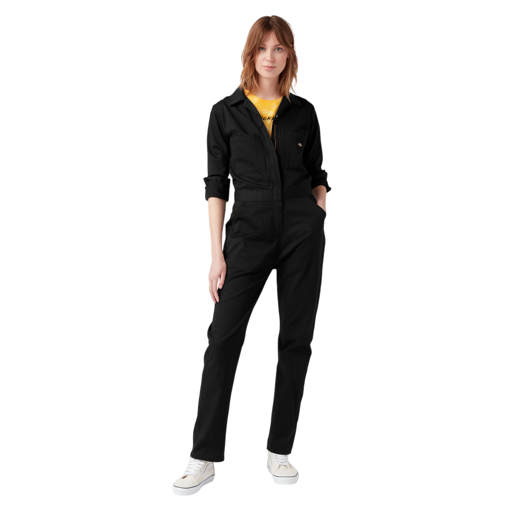 Dickies Womens Long Sleeve Cotton Coverall, Black - FV483 | Rural King