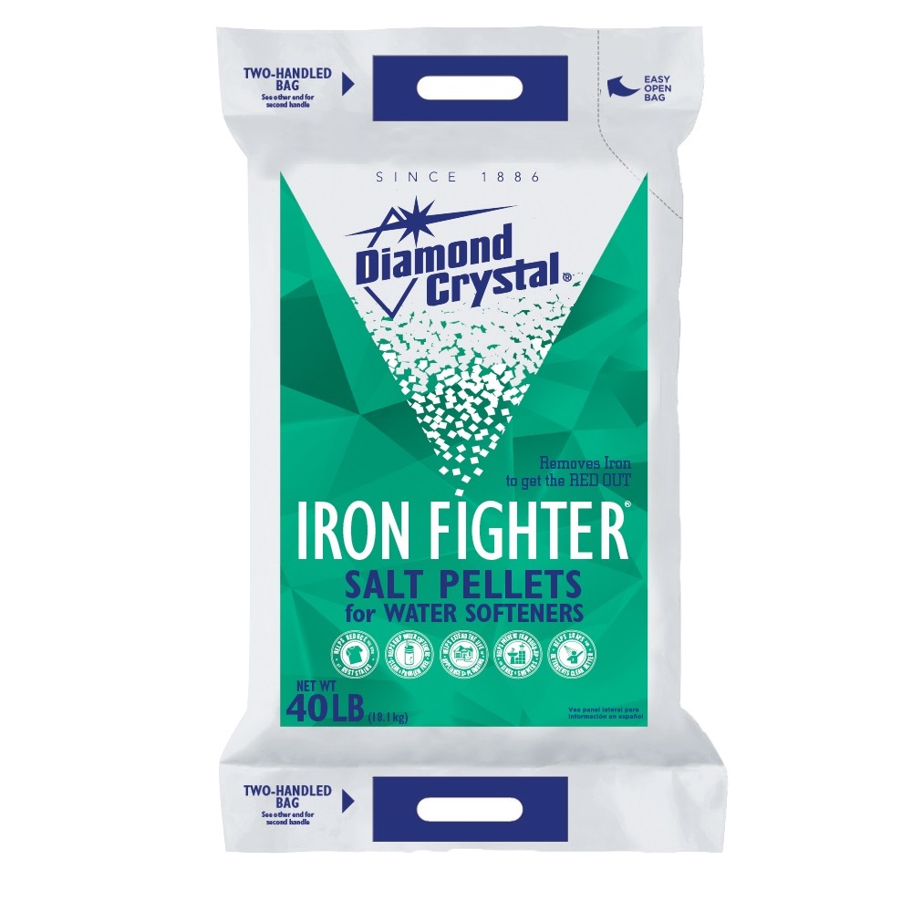 Diamond Crystal Iron Fighter Salt Pellets for Water