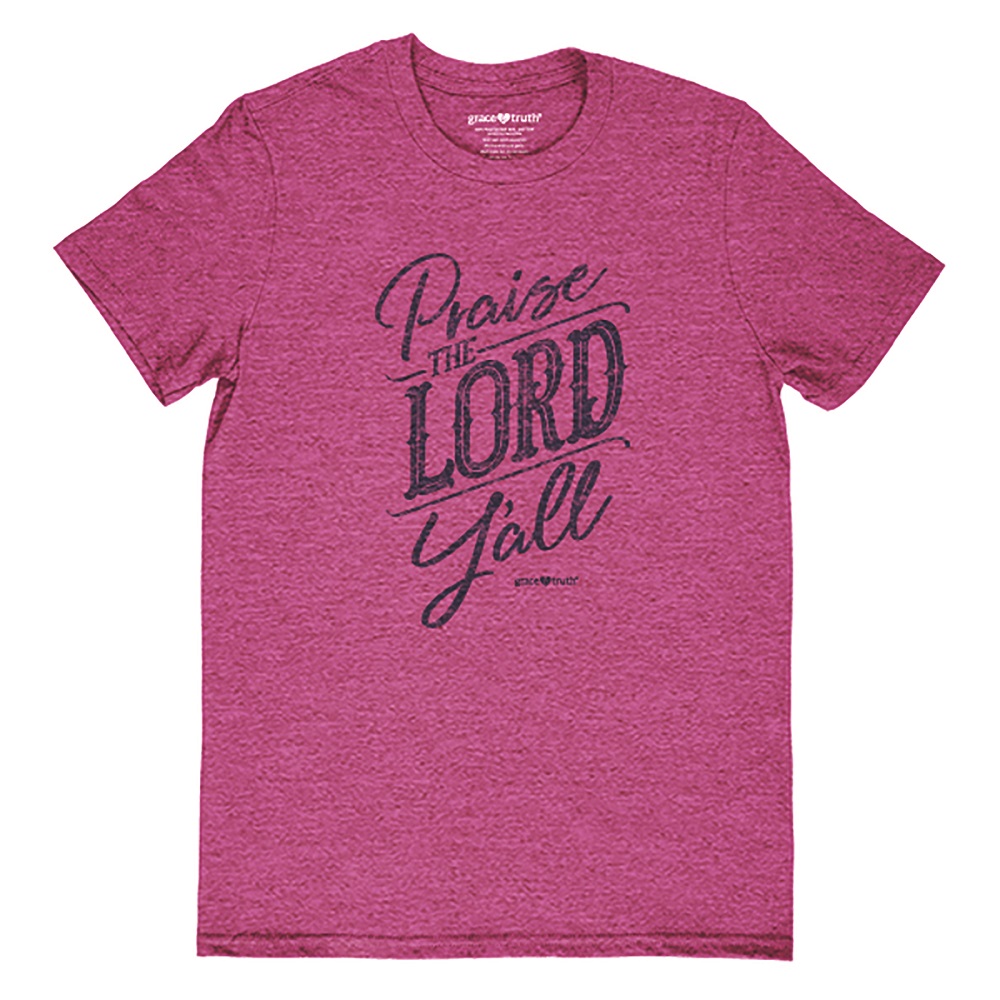 Kerusso Women's grace and truth Short Sleeve TShirt Praise The Lord Y