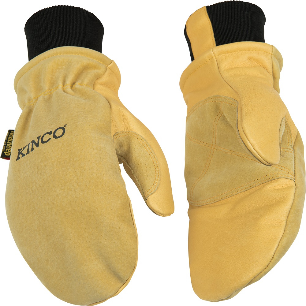 Kinco Lined HeavyDuty Premium Grain & Suede Pigskin Ski Glove with