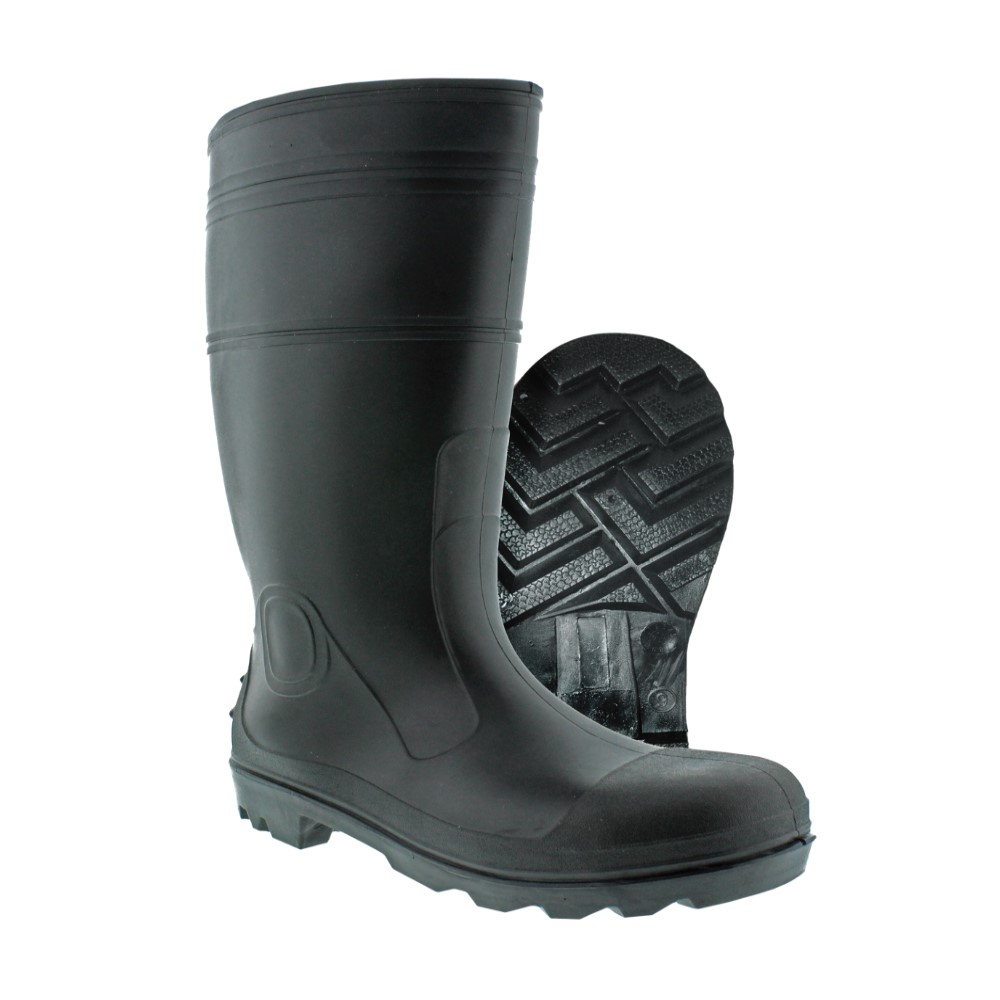 Lincoln Outfitters Men\'s Black Bayou11 Boots 100% Waterproof Construction Grip-8 Lincoln Outfitters Boots | eBay main image 2