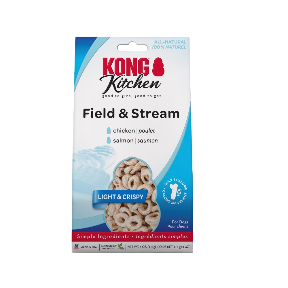 KONG Kitchen Light & Crispy Field and Stream Dog Treats, 4 oz. Bag