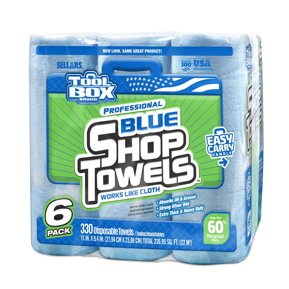 Blue Shop Towel Roll, 6 Pack - 5441602 | Rural King