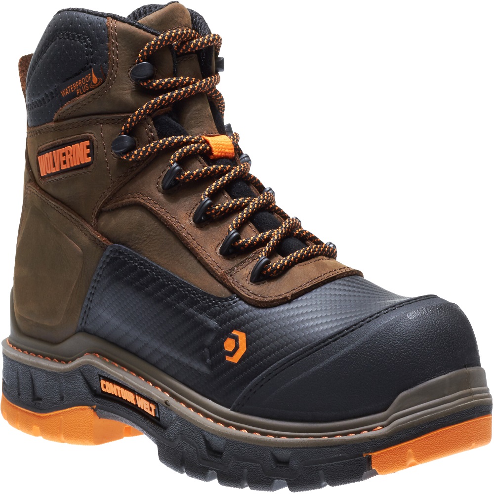 Wolverine Men's Overpass Mid CarbonMAX Boot Brown - W10717 | Rural