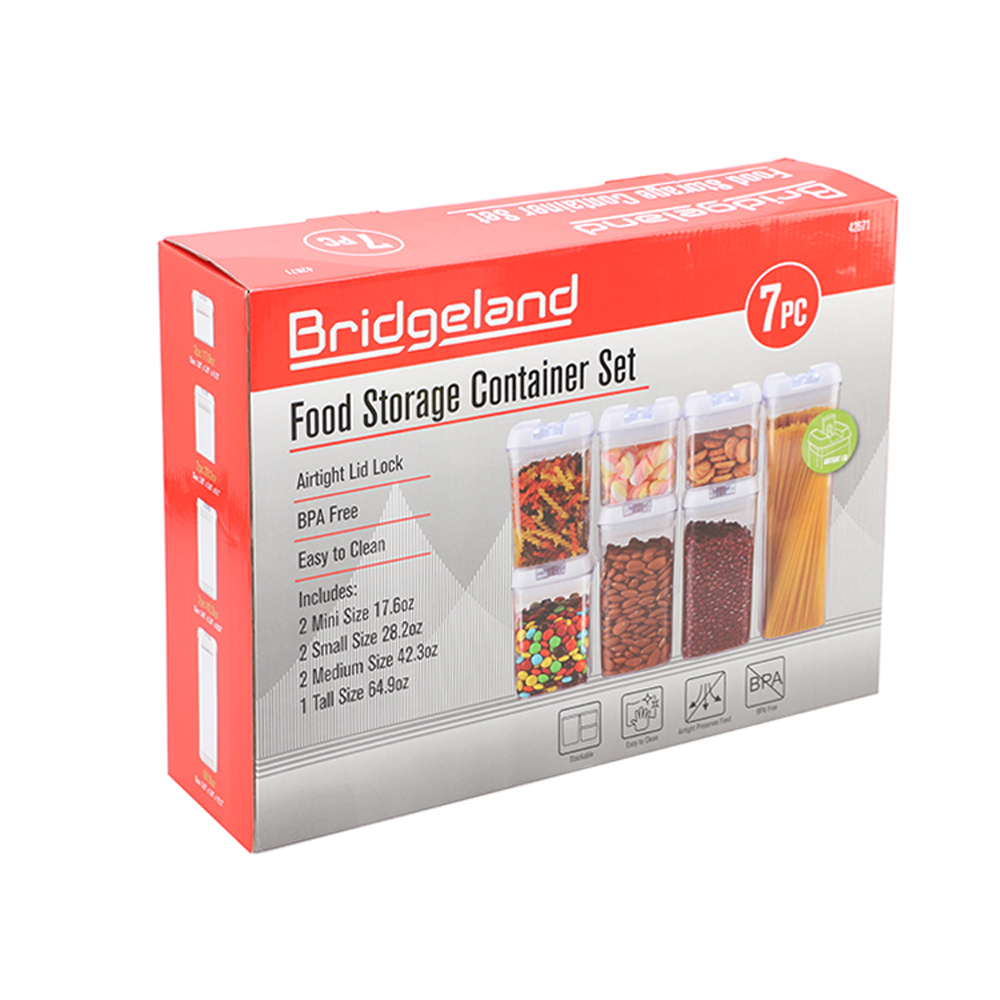 Bridgeland Food Storage Container Set, 7 Pieces | Rural King