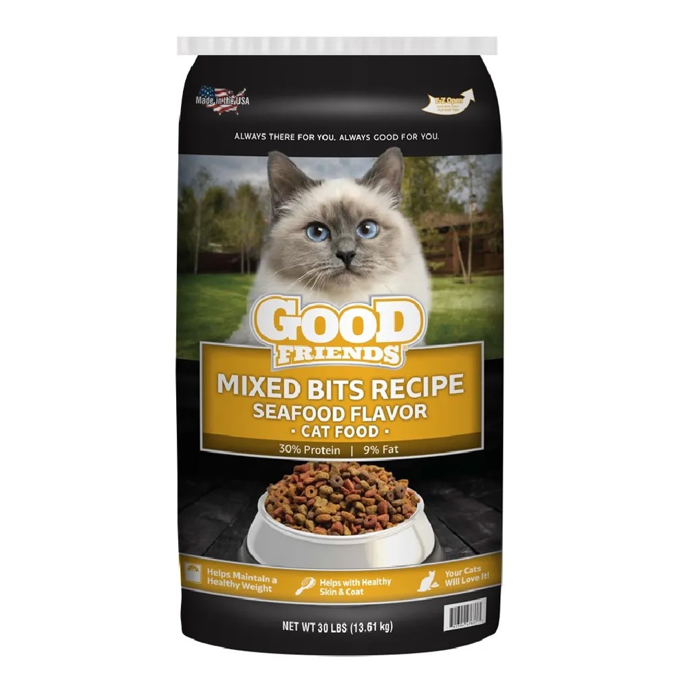 Good Friends Mixed Bits Recipe Seafood Flavor All Ages Dry Cat