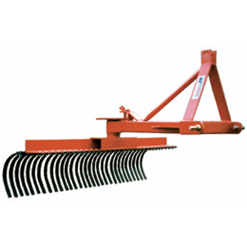 Kingbarn Rakes King Kutter 5' Landscape Rake, Orange - TYR-60-XB-OK | Rural King