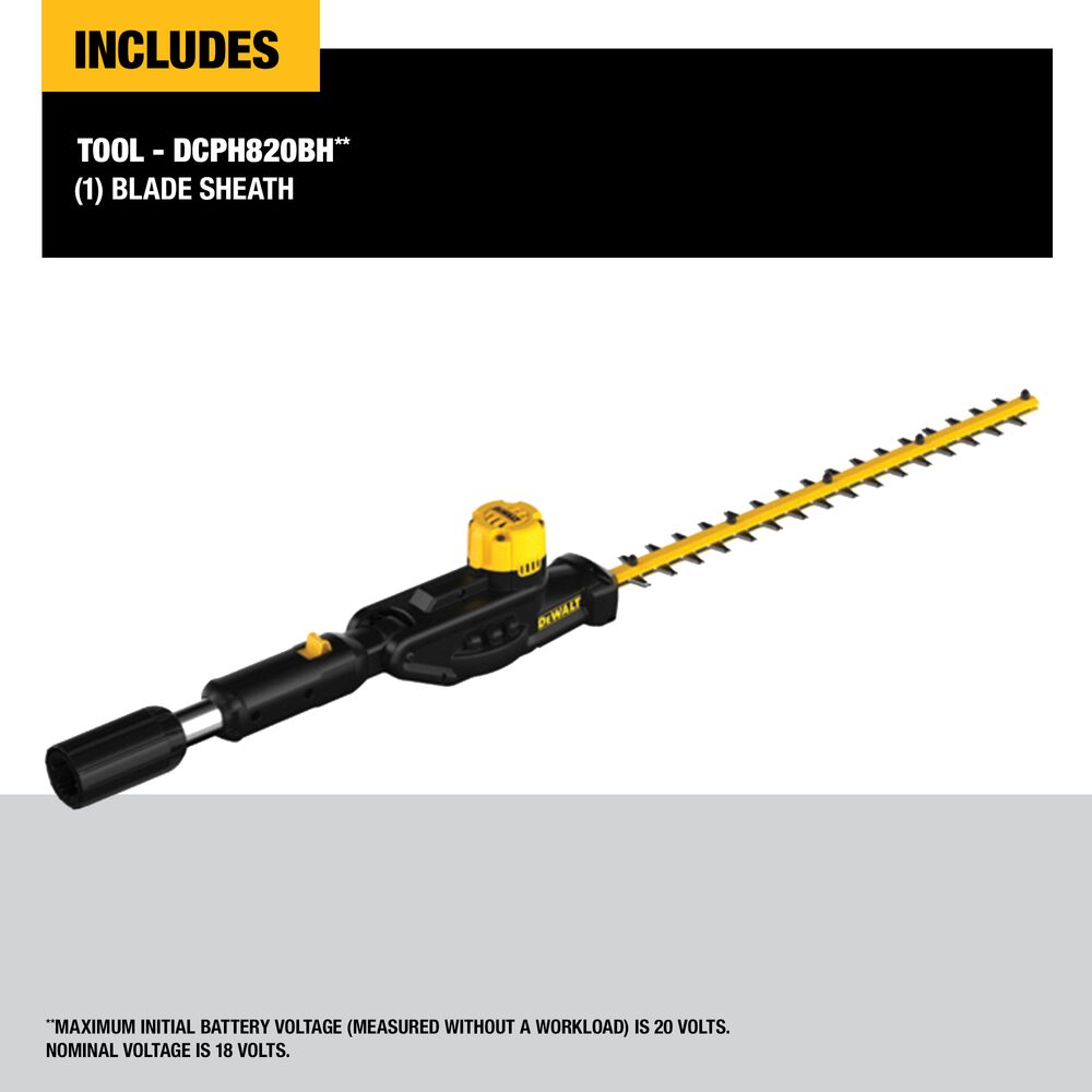 DEWALT® 20V MAX* Pole Hedge Trimmer DCPH820B Rural King
