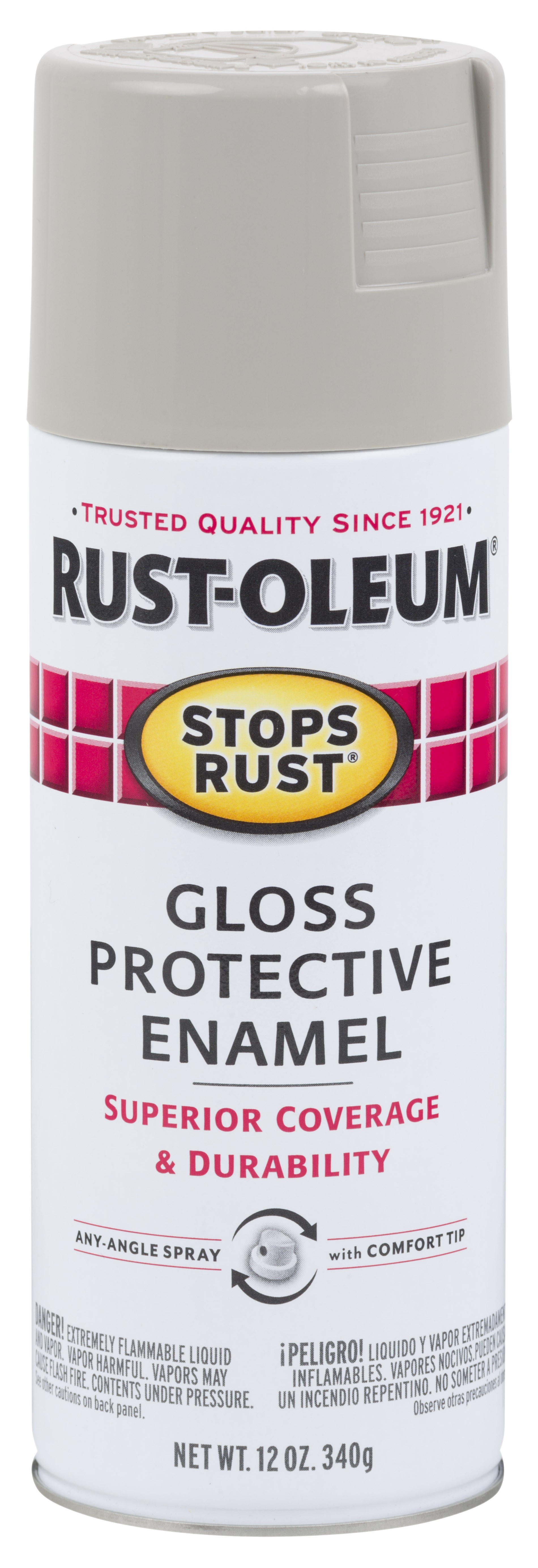 Rust-Oleum Stops Rust Protective Enamel Gloss Pewter Gray