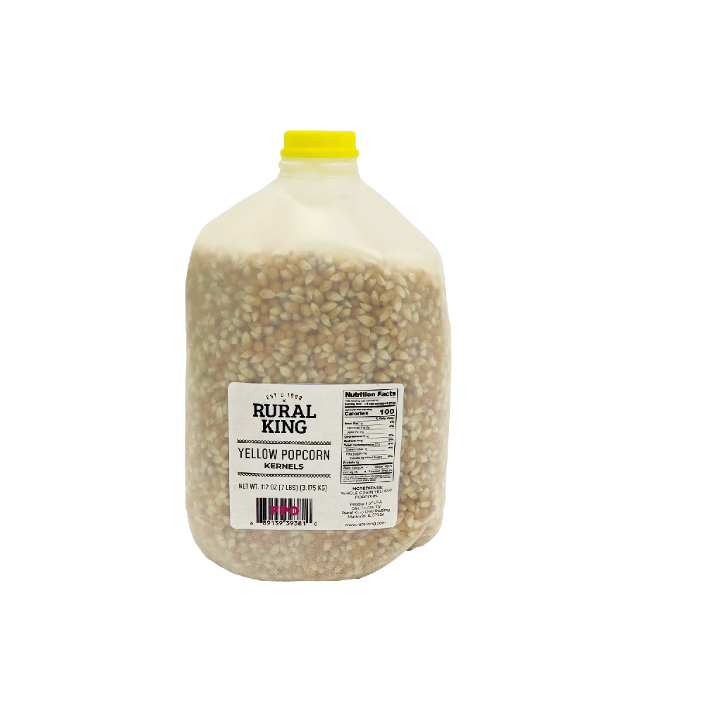 Rural King Big & Yellow Gourmet Popcorn Kernels, 1 Gallon Jug Rural King