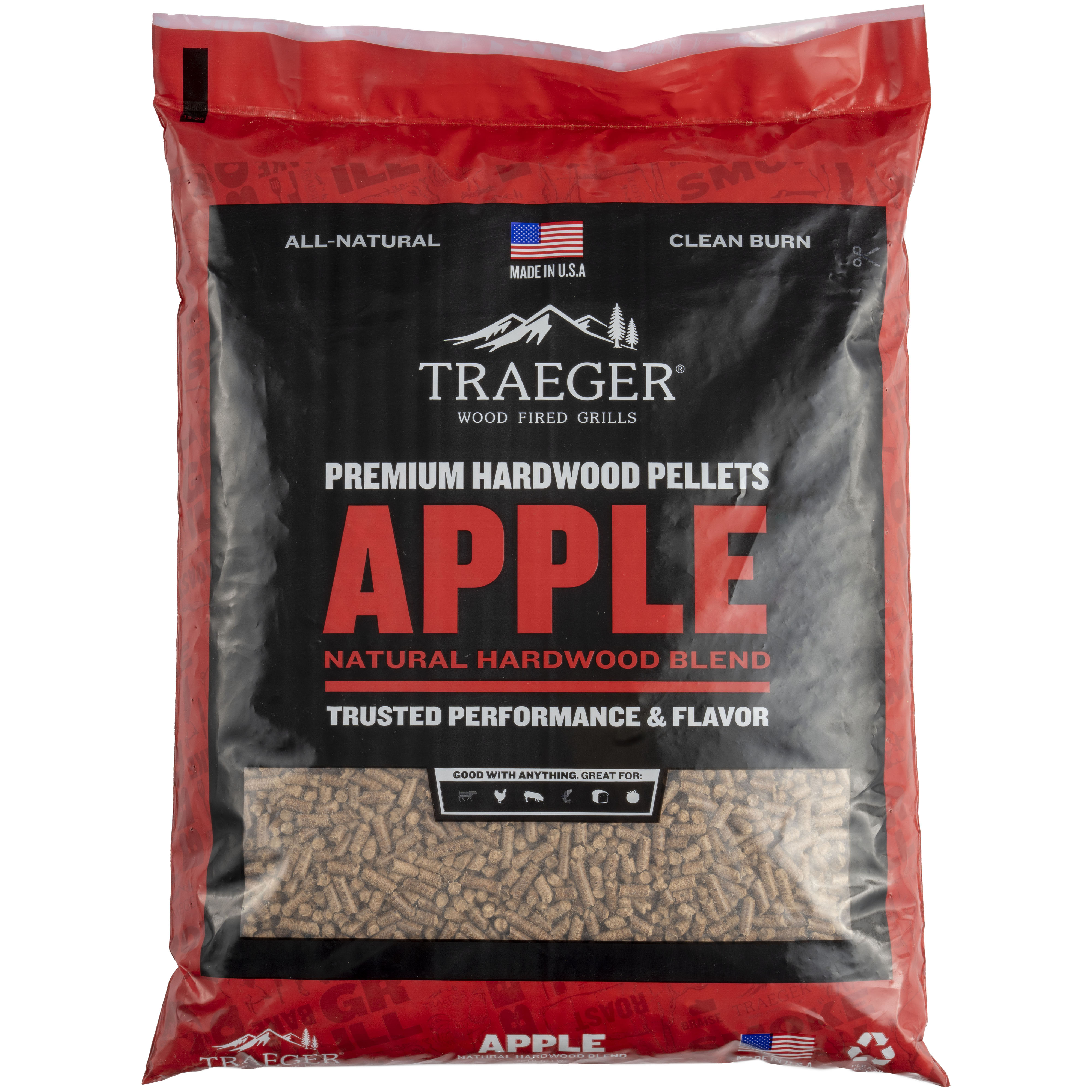 Traeger® Apple Pellets, 20 lb. Bag PEL318 Rural King