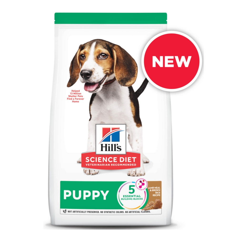 Hill's Science Diet Puppy Lamb Meal & Brown Rice Recipe Dry Dog Food, 4