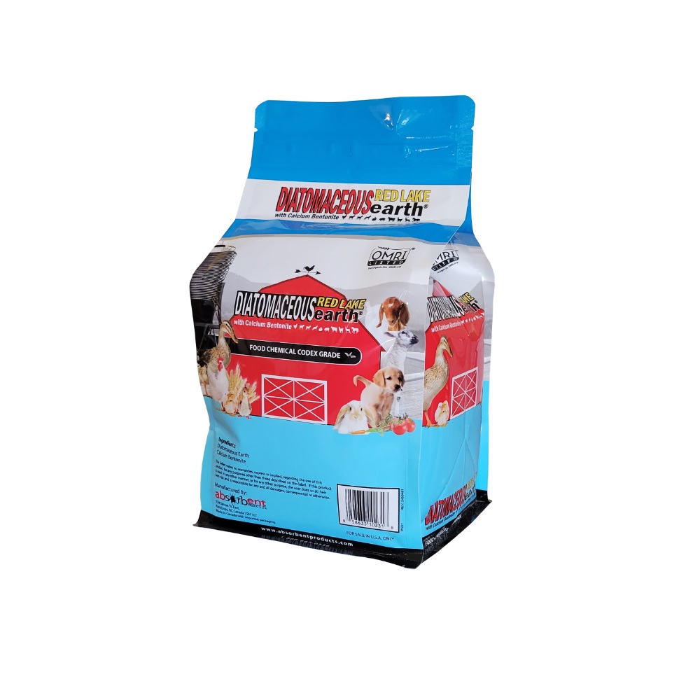 Red Lake Diatomaceous Earth Powder with Calcium Bentonit, 4 lb. MultiSpecies Pouch W231
