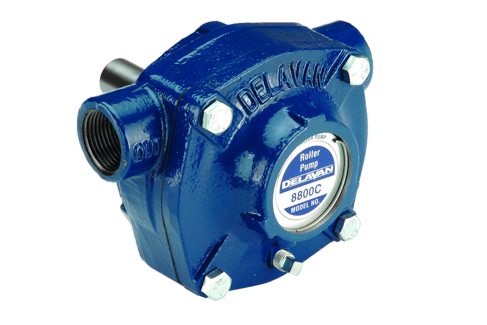 thumbnail interactive-video image 1 of Delavan 4900C 9.2 GPM 4-Roller Cast Iron Sprayer Pump – NEW No Box (Bulk Packaging) 1 of 4
