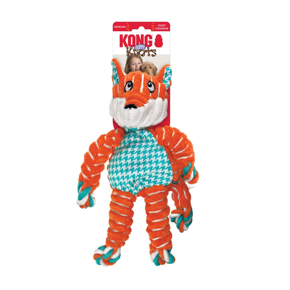 Kong Floppy Knots Fox, Medium/Large - NKF12 | Rural King
