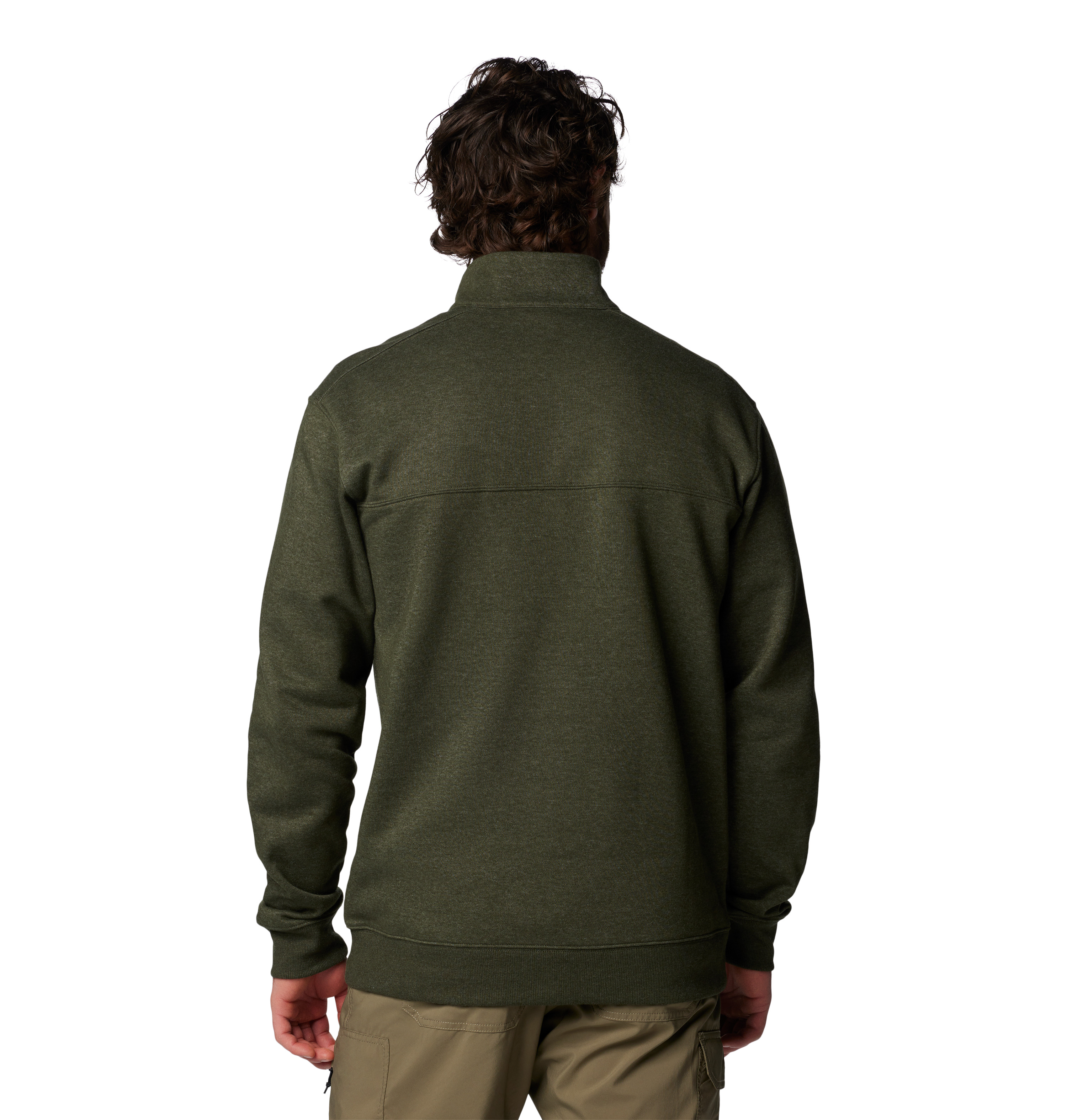 Columbia Men's Hart Mountain™ II Half Zip, Charcoal Heather