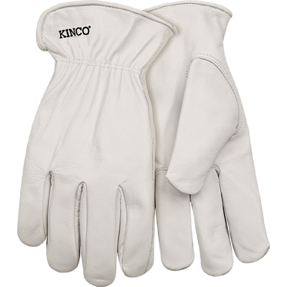 Kinco Men's Goatskin Drivers Glove, White - 92S | Rural King