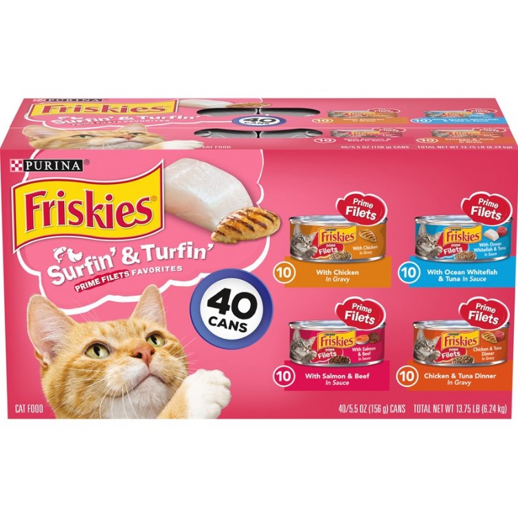 Friskies Savory Shreds Beef Wet Cat Food, 24 ct / 5.5 oz