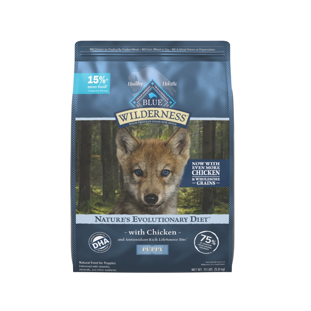 Blue Buffalo Wilderness, High Protein Natural Puppy Dry Dog Food plus