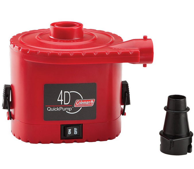 Pompe à Air Portable Coleman QuickPump 12V - Parfaite Pour Gonfler/dégonfler Matelas, Bateaux, Jouets De Plage En Un Clin D'œil !