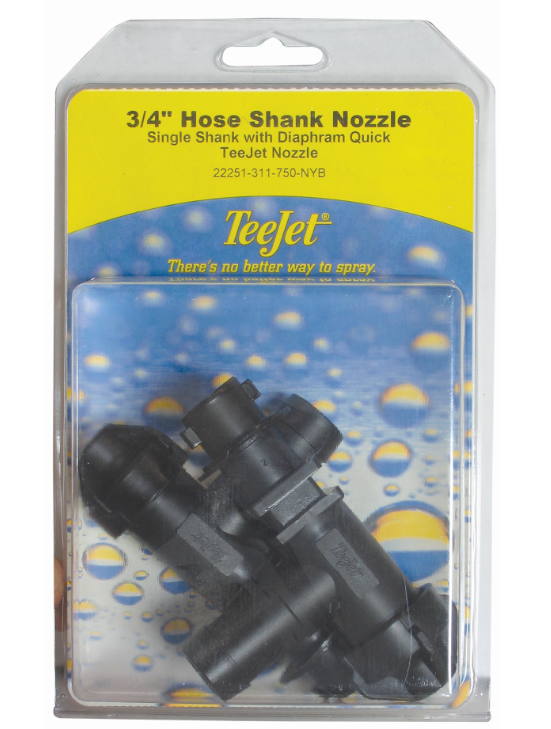 TeeJet 3/4 inch Hose Shank Nozzle 22251-311-750-NYB 7771810