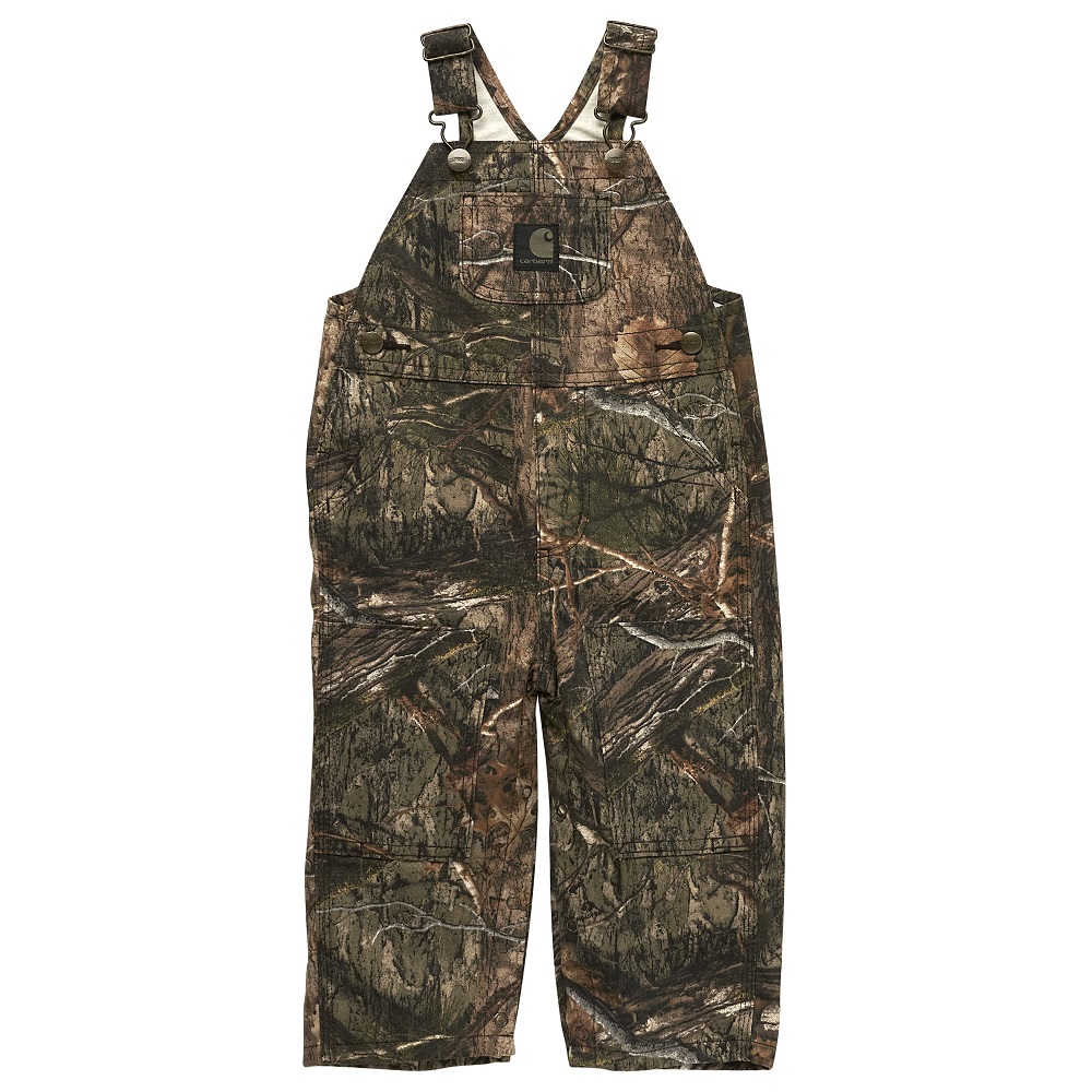 Carhartt® Infant Loose Fit Canvas Camo Bib Overall, Mossy Oak Dna