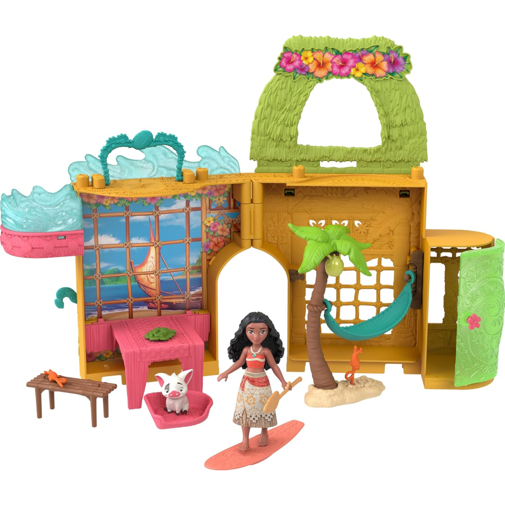 Disney Princess Moana Storytime Stackers Doll House with Doll