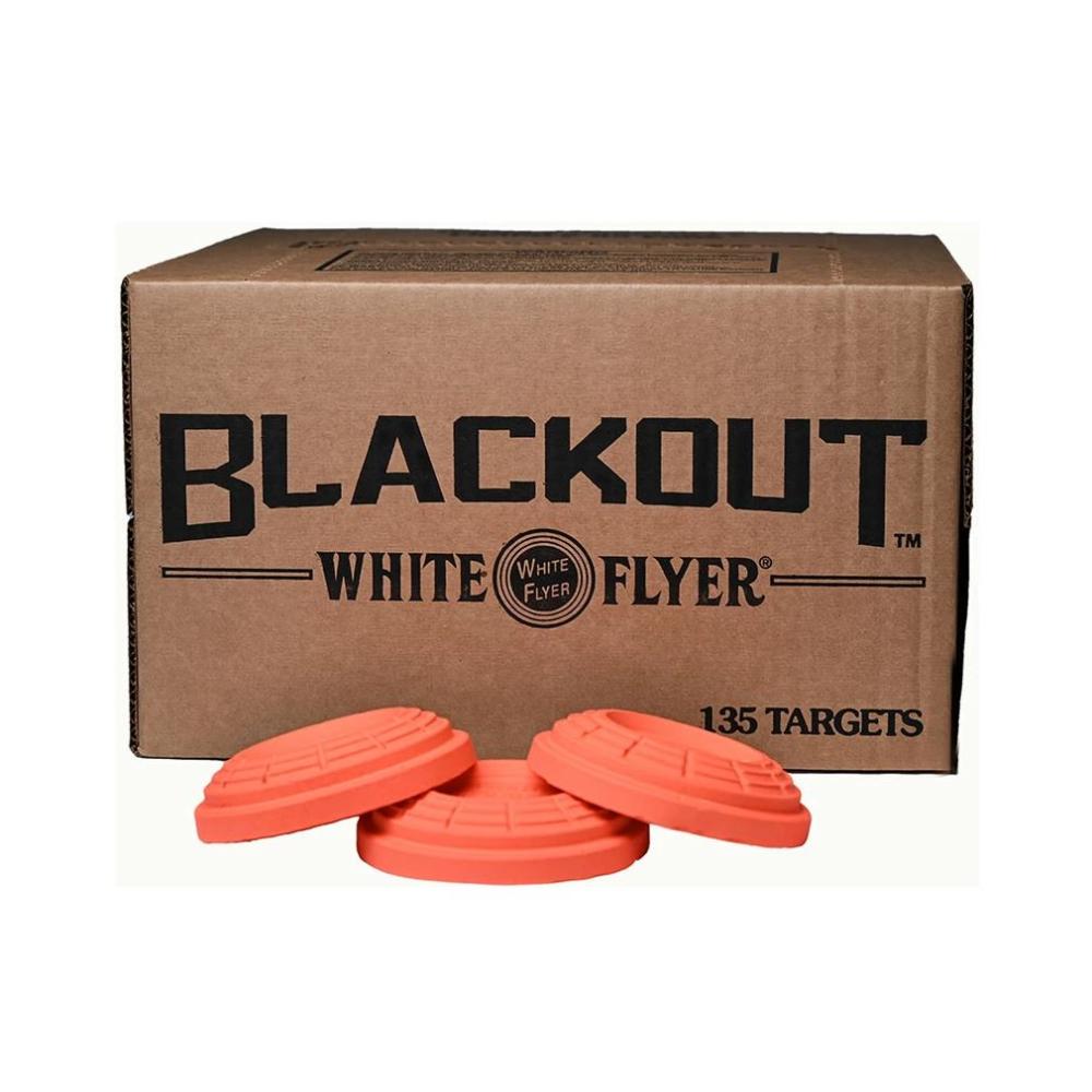 White Flyer Target Blackout Trap/Skeet Std. Orange Top, 108 MM