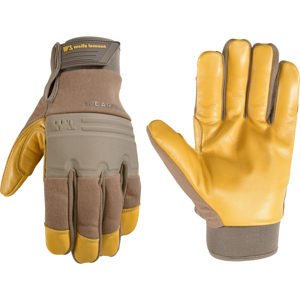 Wells Lamont Men's Wearpower Impact Glove, Gray - 3272 | Rural King