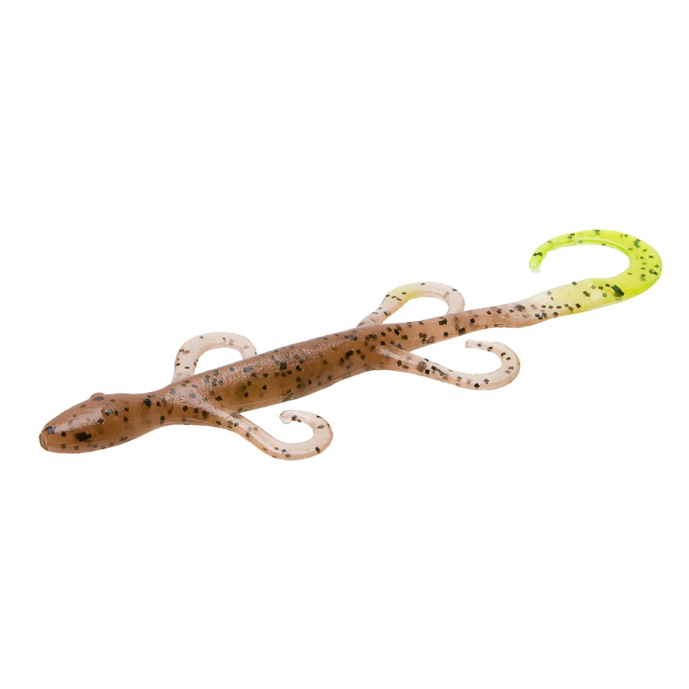 Zoom Lizard 6'' Pumpkin/Chartreuse, 9 Pack - 002-015 | Rural King
