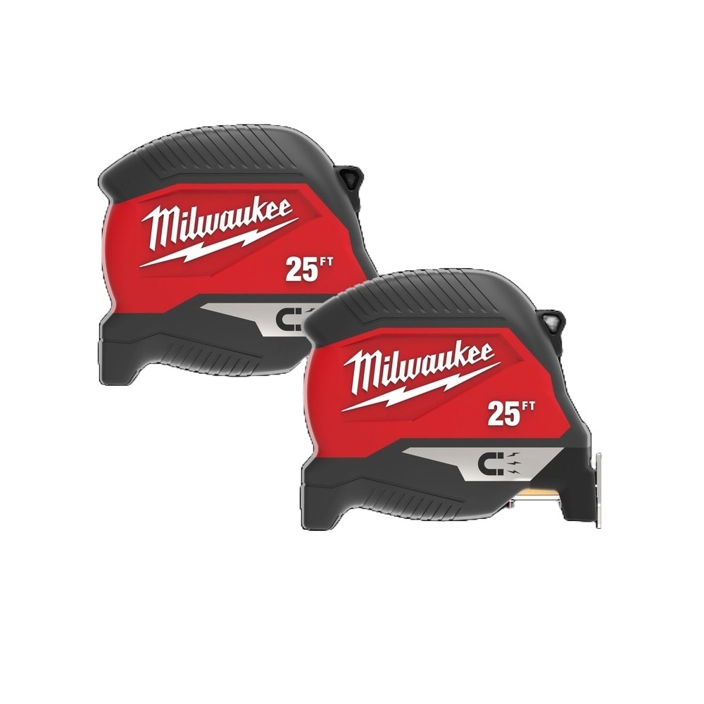 Milwaukee 25' Tape Measure, 2 Pack 48221025MG Rural King