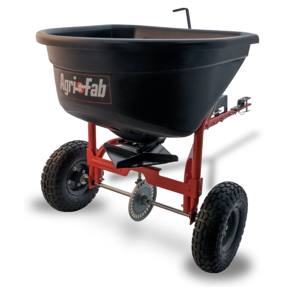AgriFab 110 lb. Capacity Tow Behind Broadcast Spreader 450527