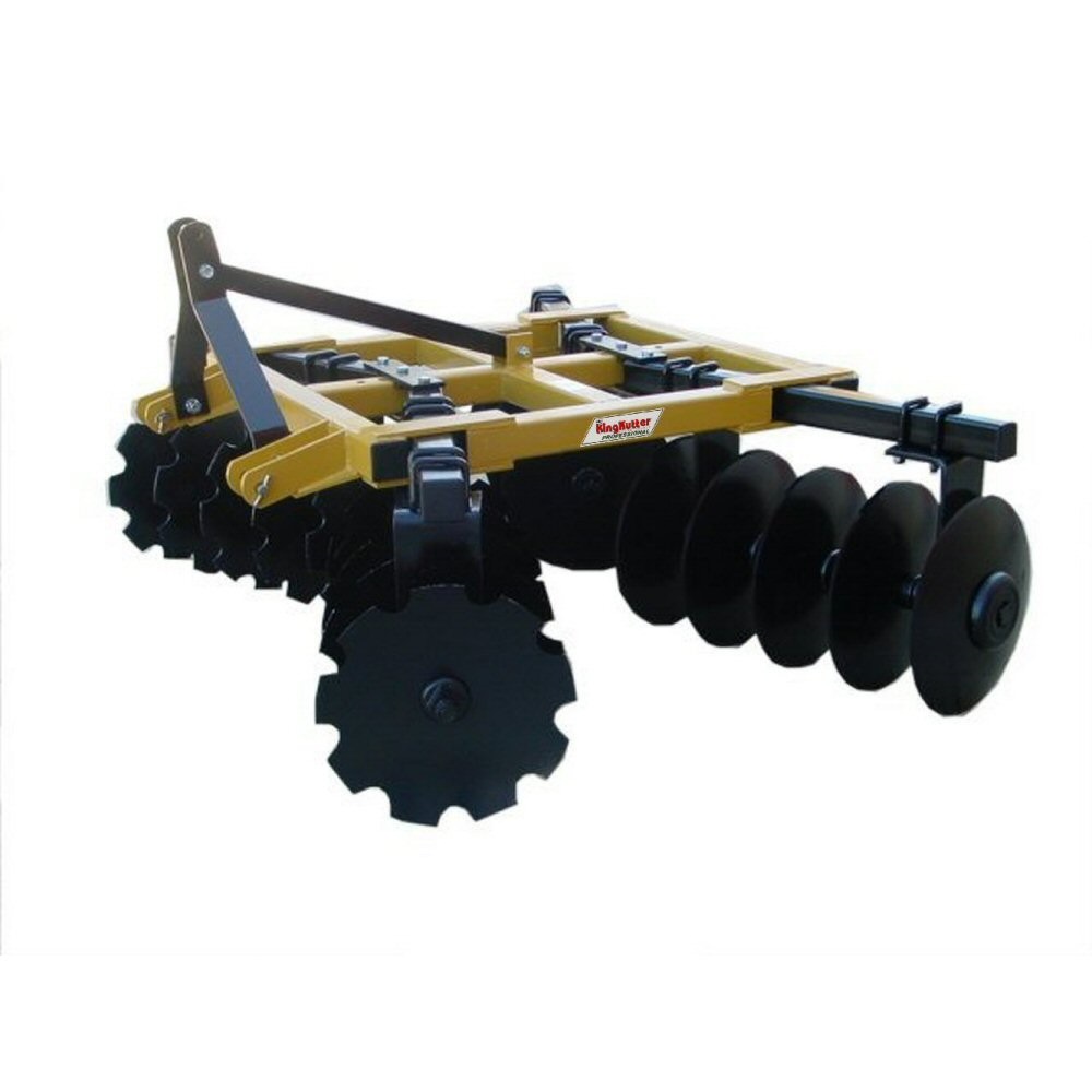 King Kutter 6.5' Professional Box Frame Disc Harrow, Yellow 1820G