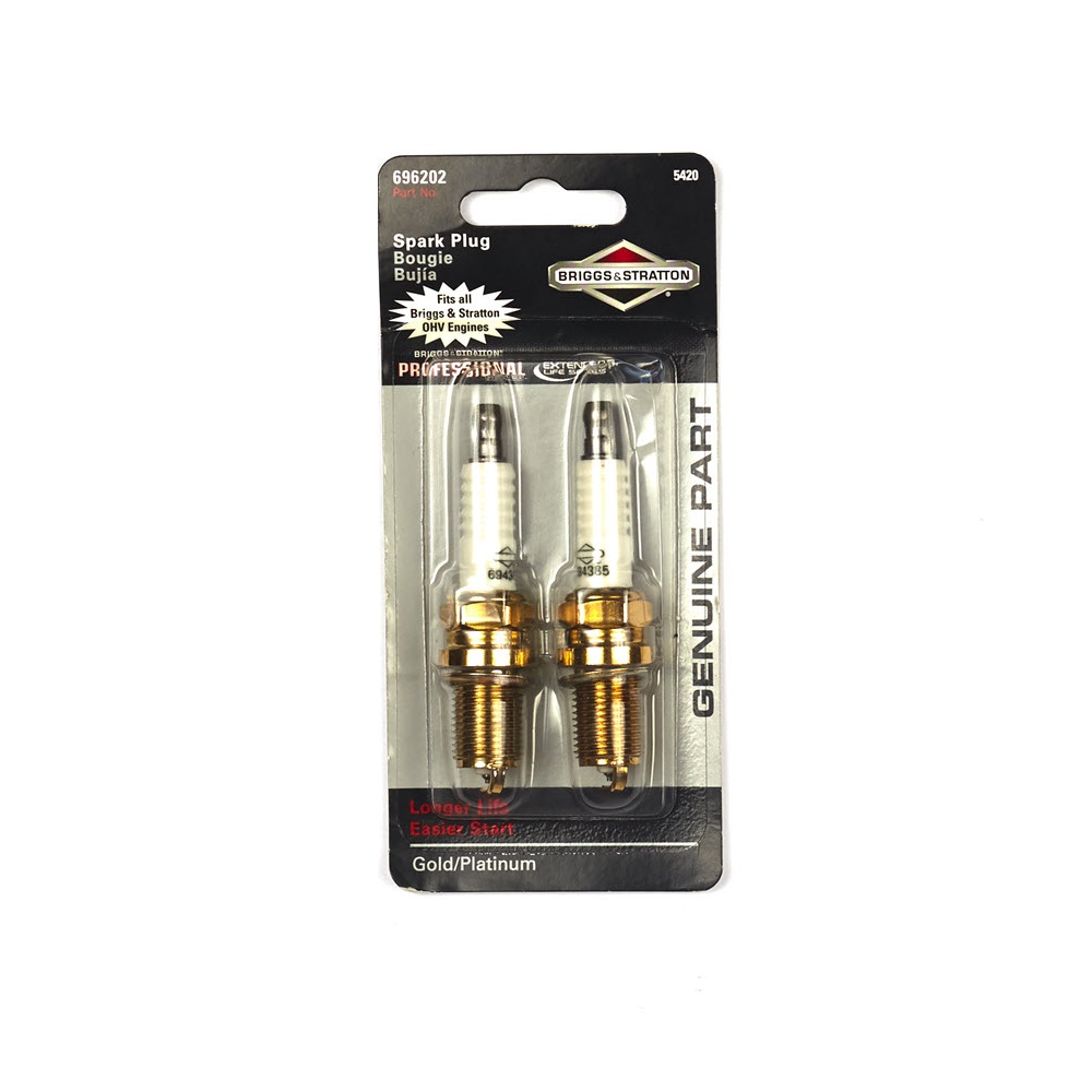 Briggs & Stratton Spark Plug 4-Pack - J19LM / RJ19LM Replacement For Mowers & Engines
