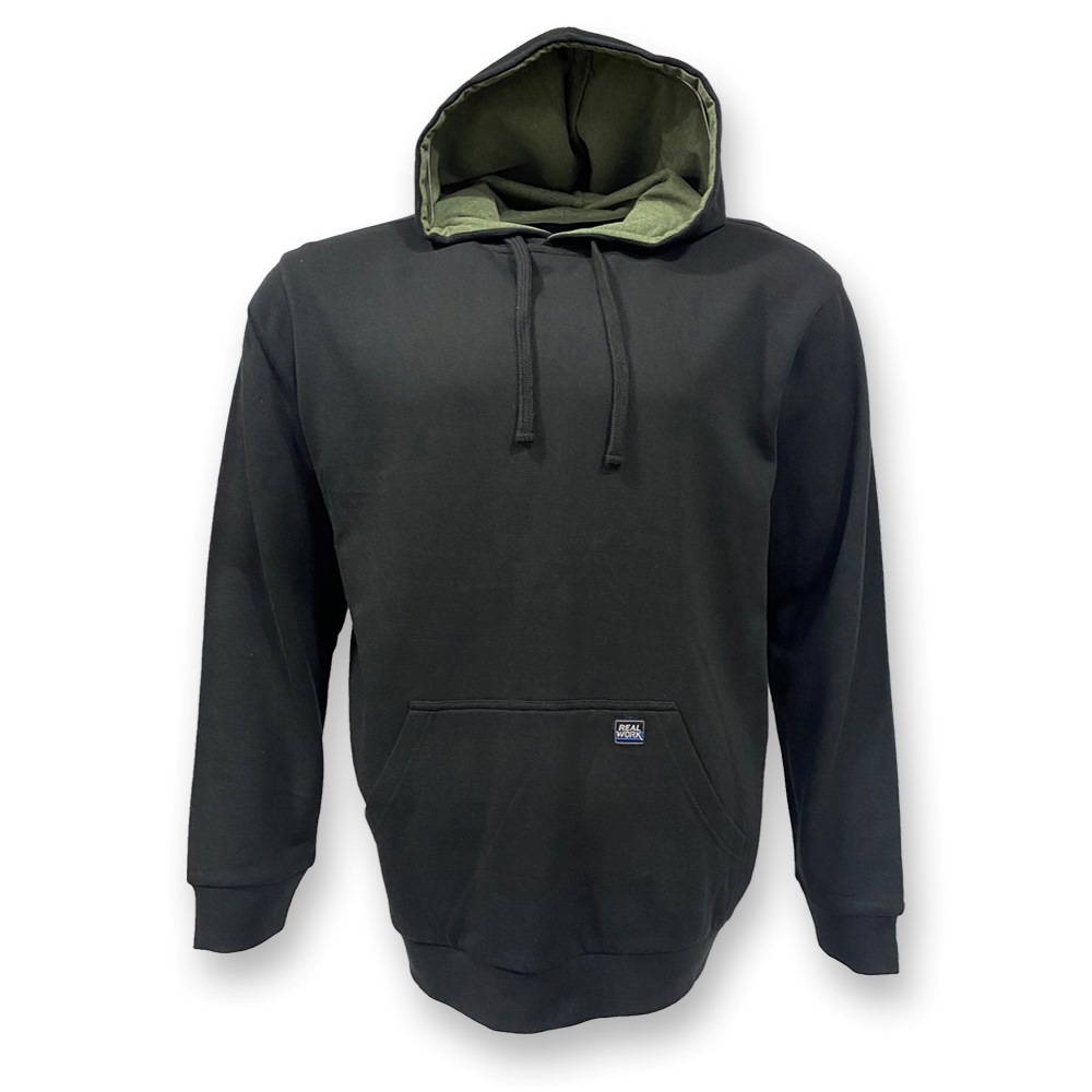 Realwork Men s Fleece Hoodie Light Grey WWF E0288 Rural King