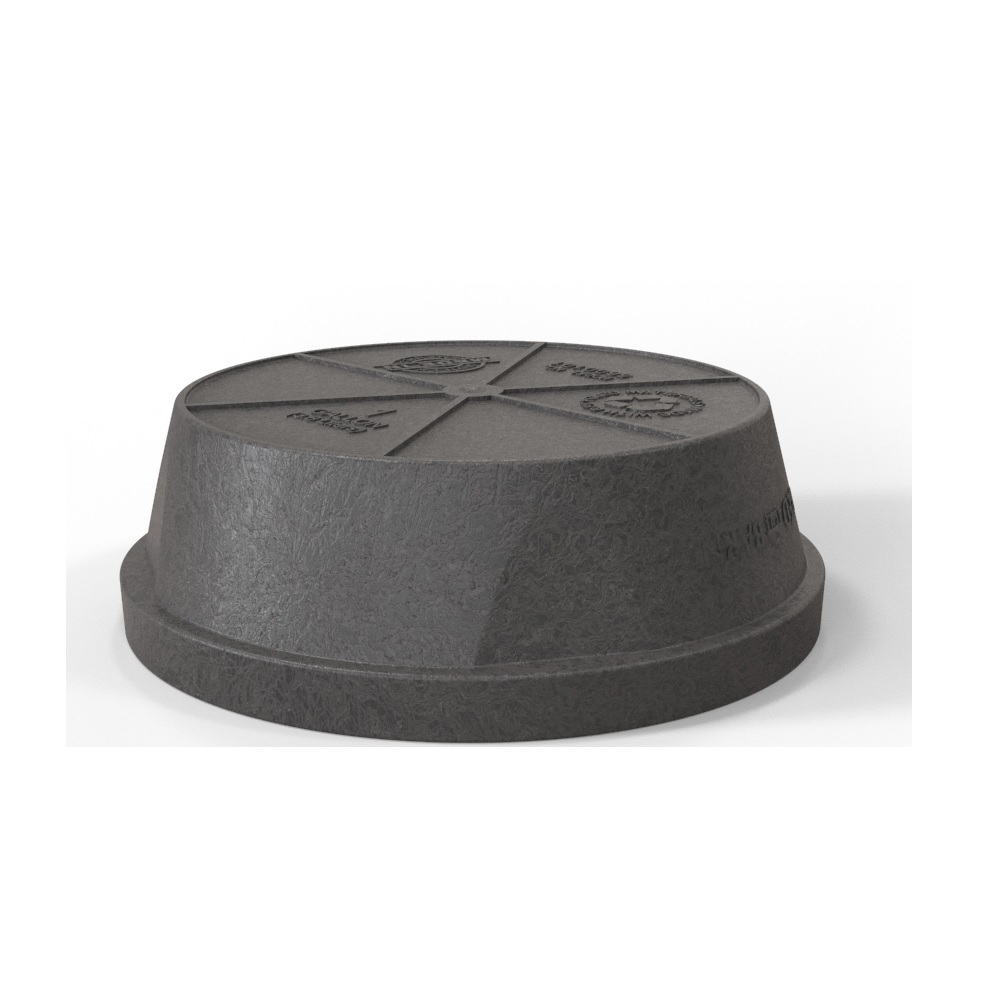 thumbnail image 2 of Weaver Leather 22-Quart Round Livestock Feed Pan - Purple Polyethylene Farm Feeder 2 of 14