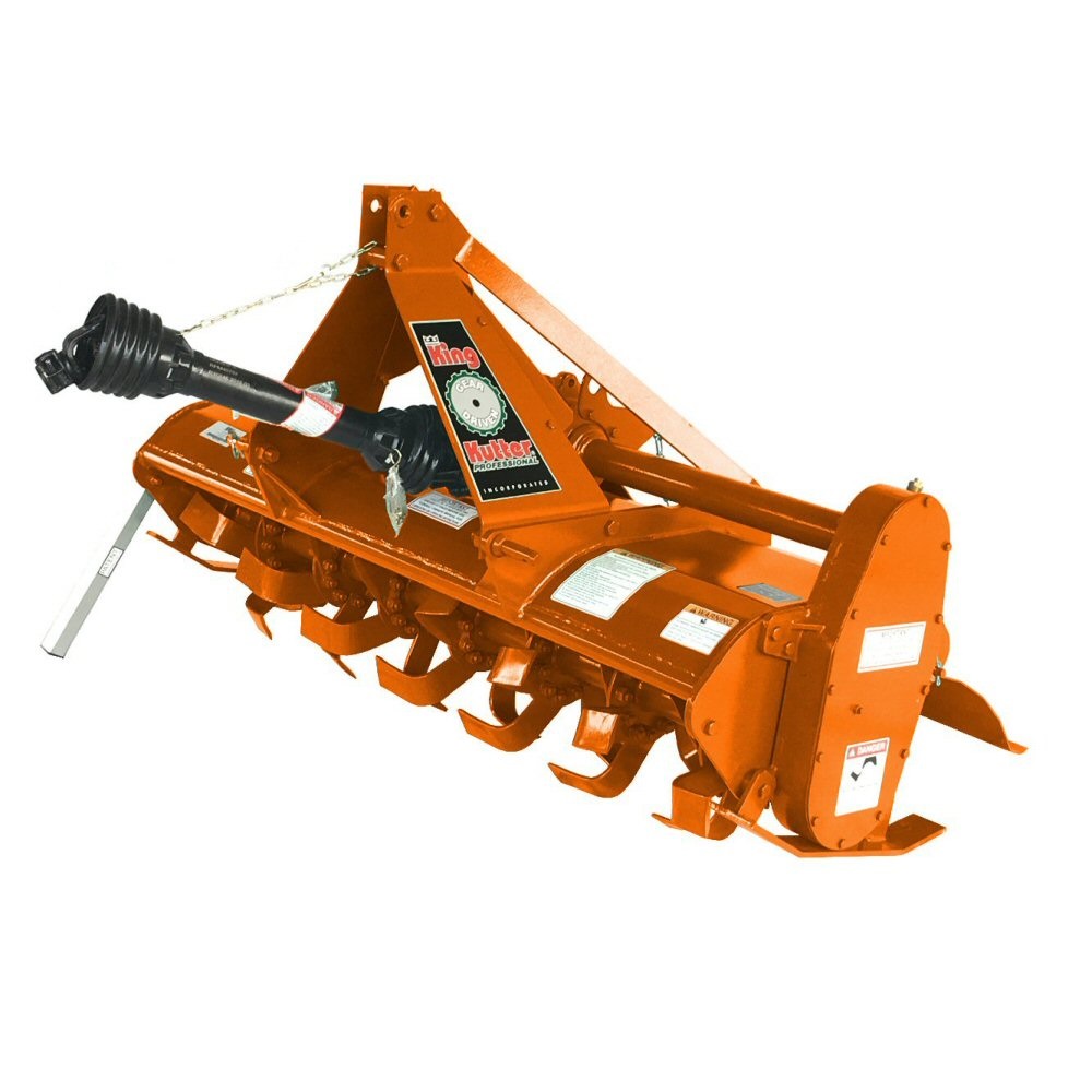 King Kutter 5' Professional Gear Driven Rotary Tiller, Orange TGG60OP Rural King