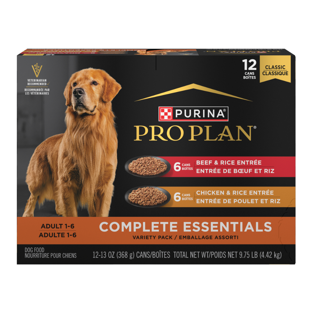 Purina Pro Plan Complete Essentials Variety Pack Adult Wet Dog