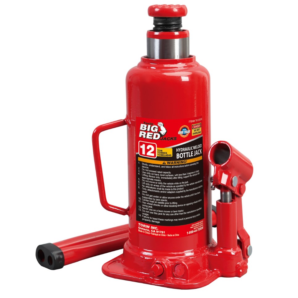 Big Red 12-Ton Welded Bottle Jack - T91203B | Rural King