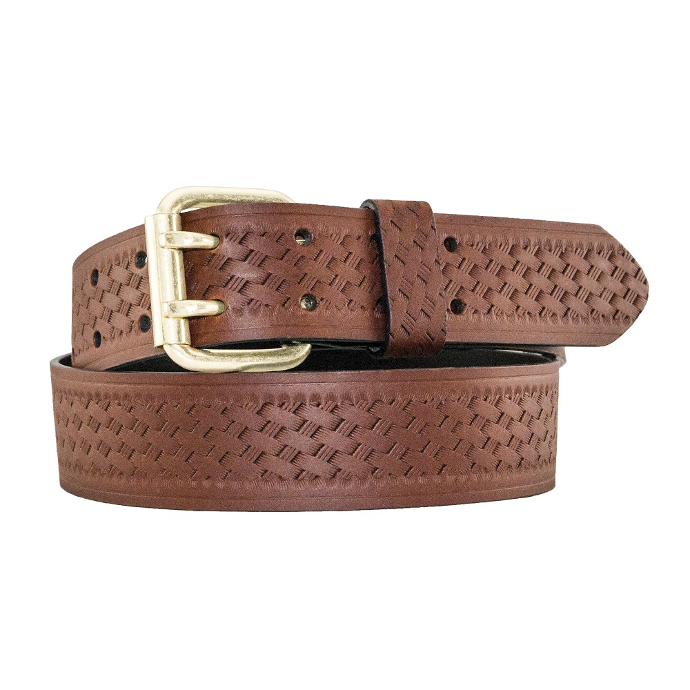 Hickory Creek Men's Leather Belt Brown - 1037-02 | Rural King