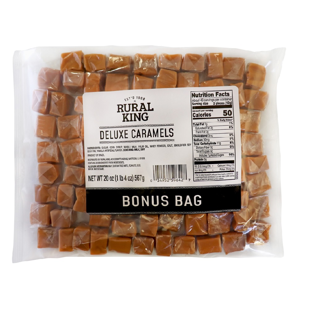 Rural King Deluxe Caramels Bonus, 20oz. | Rural King