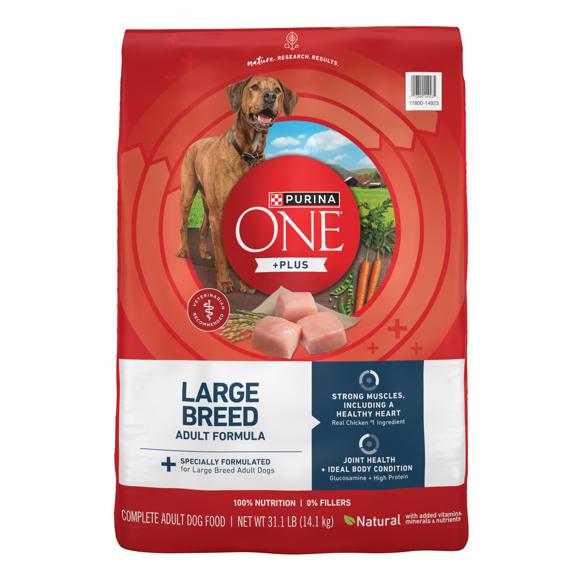 Purina ONE Plus Large Breed Adult Dog Food Dry Formula - 31.1 lb