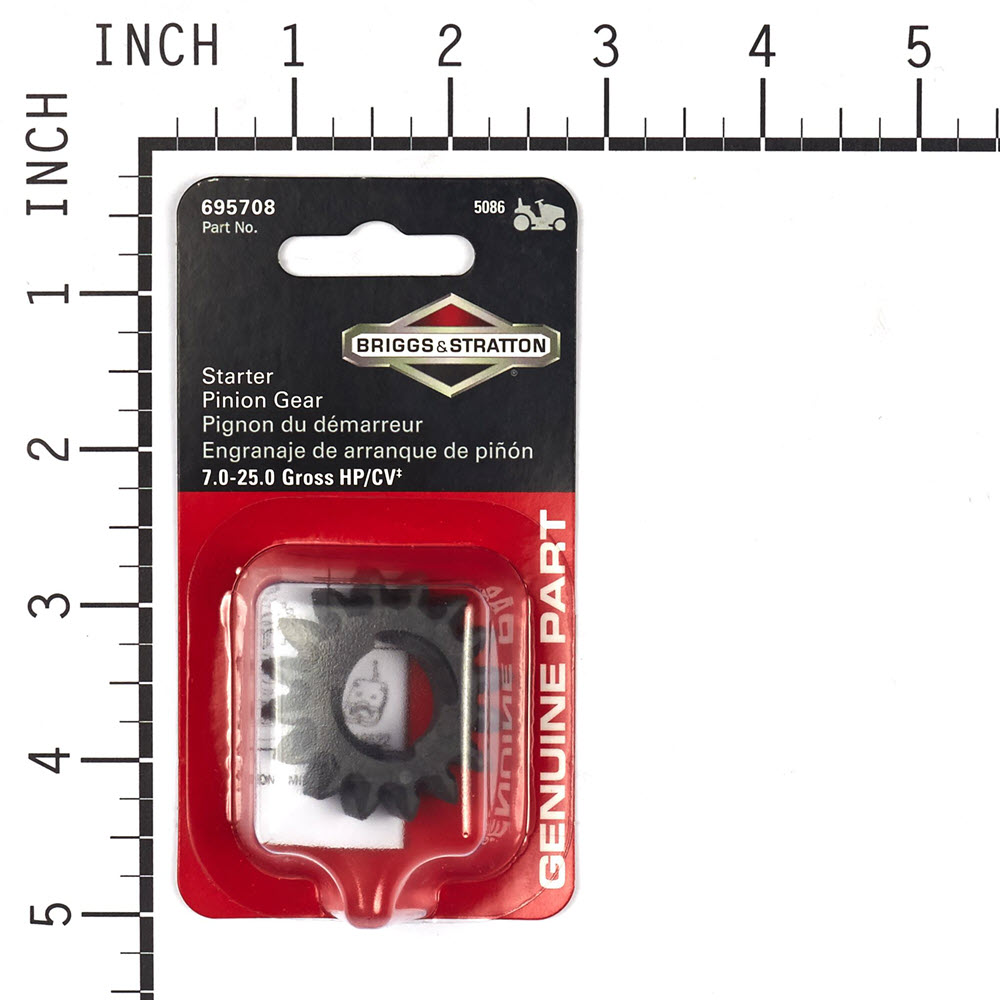 Briggs and Stratton Pinion Gear replacement part for most Electric Starters 5086K Rural King