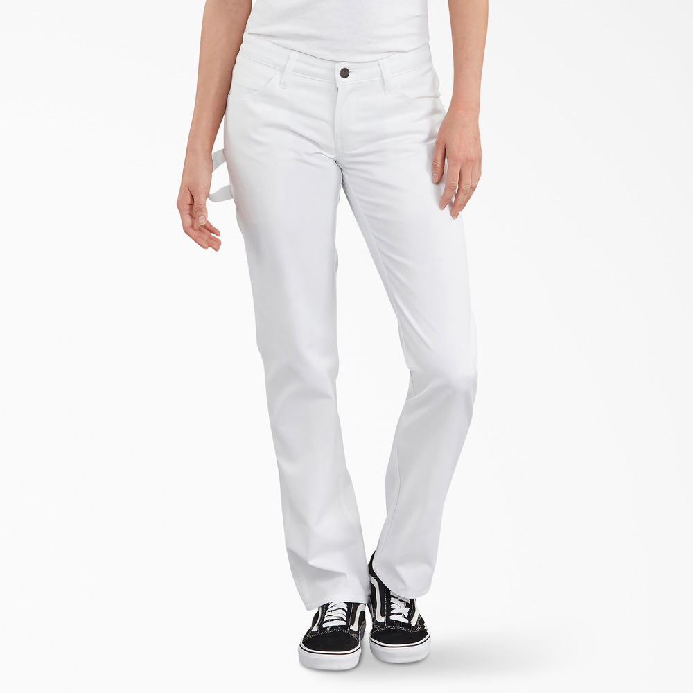 Dickies Womens Flex Painter Pant, White - FP826WH | Rural King