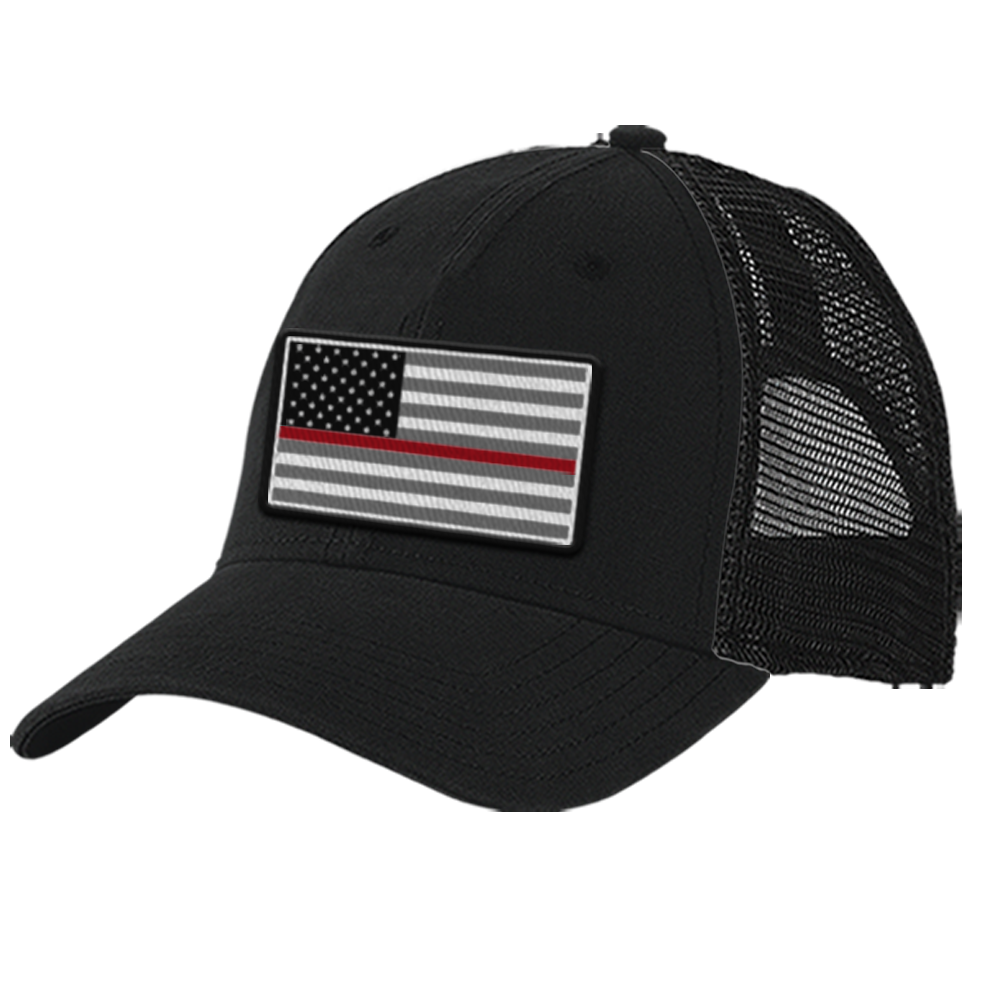RK Americana Men's Firefighter Flag Cap Black AMPCAP45 Rural King